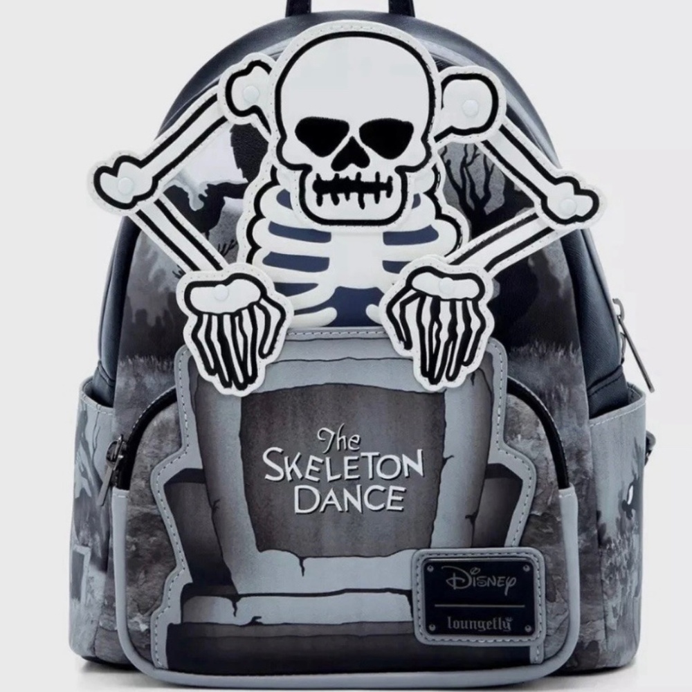 NWT Skeleton Dance Mini Backpack